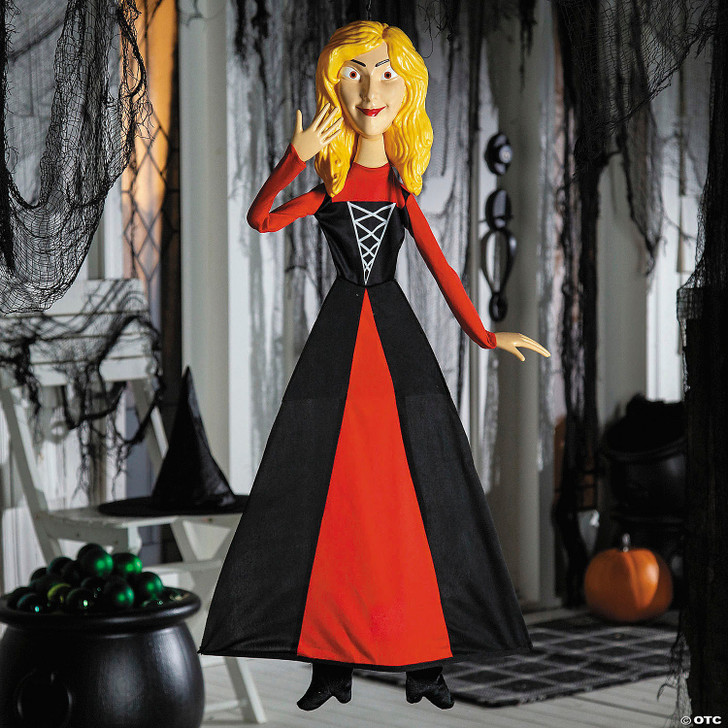 34" Hocus Pocus Sarah Sanderson Medium Posable Hanging Halloween Decoration