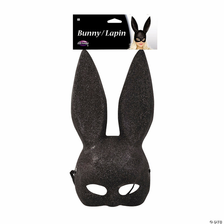 Black Matte Bunny Mask