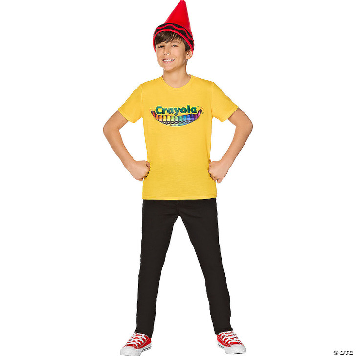 Kids Crayola Crayon Box T-Shirt Costume Kit