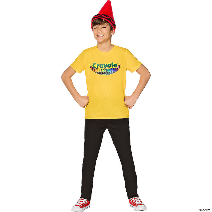 Kids Crayola Crayon Box T-Shirt Costume Kit