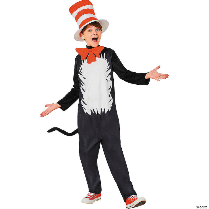 Kids Dr. Seuss The Cat in the Hat The Cat Jumpsuit Costume