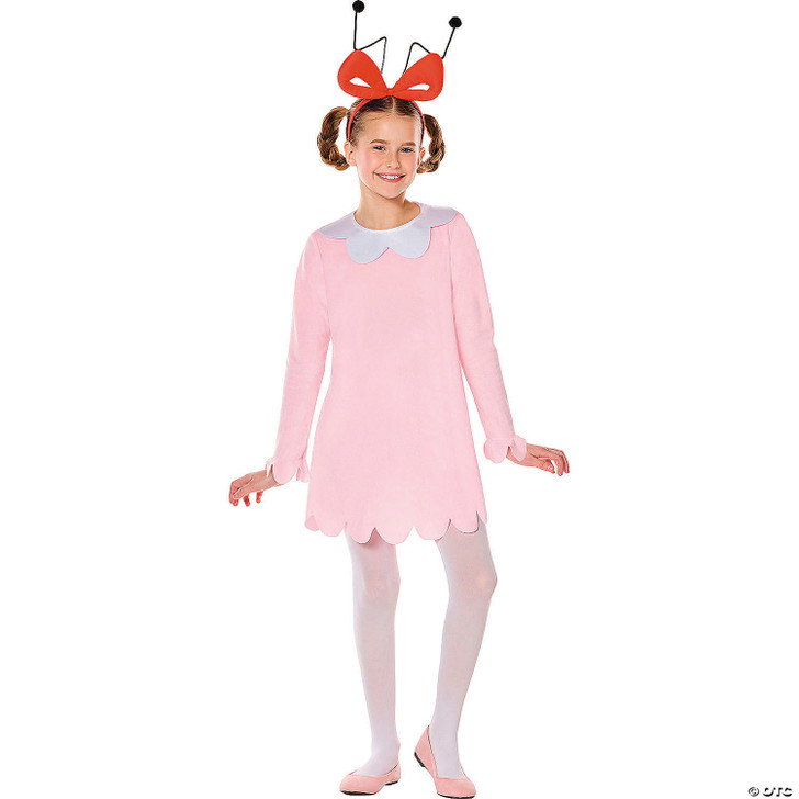 Kids Dr. Seuss How the Grinch Stole Christmas Cindy Lou Who Dress Costume