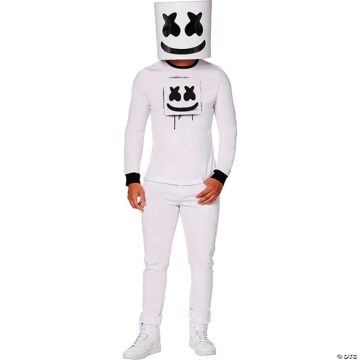 Adults Marshmello Long-Sleeved T-Shirt Costume