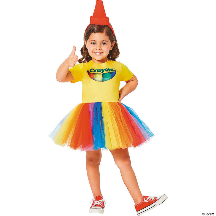 Toddler Crayola Crayon Box Dress Costume