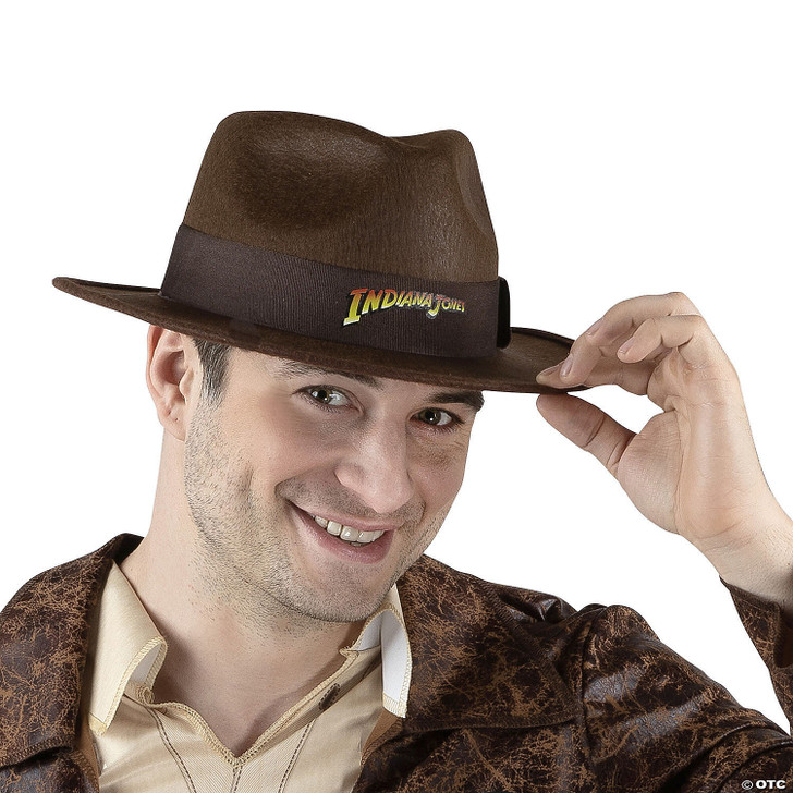 Adults Indiana Jones Fedora Hat One-Size-Fits-All