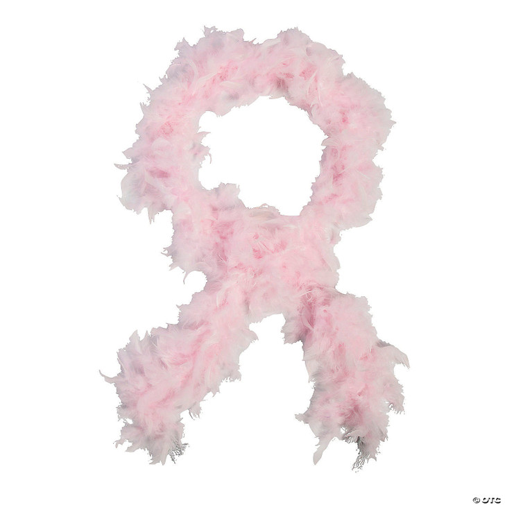 6 Ft. 40-Gram Solid Light Pink Feather Boa