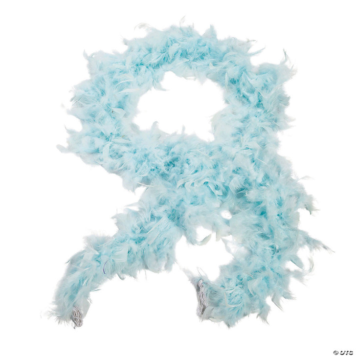 6 Ft. 40-Gram Solid Light Blue Feather Boa
