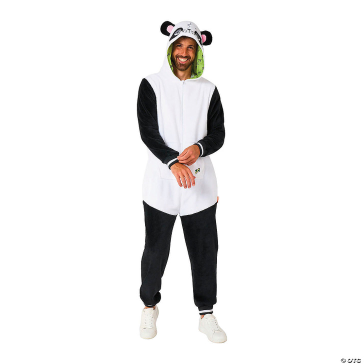 Adults Panda Hooded Onesie Costume