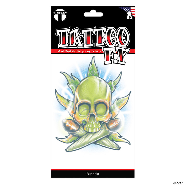 Tinsley Transfers Bubonic Temporary Tattoo