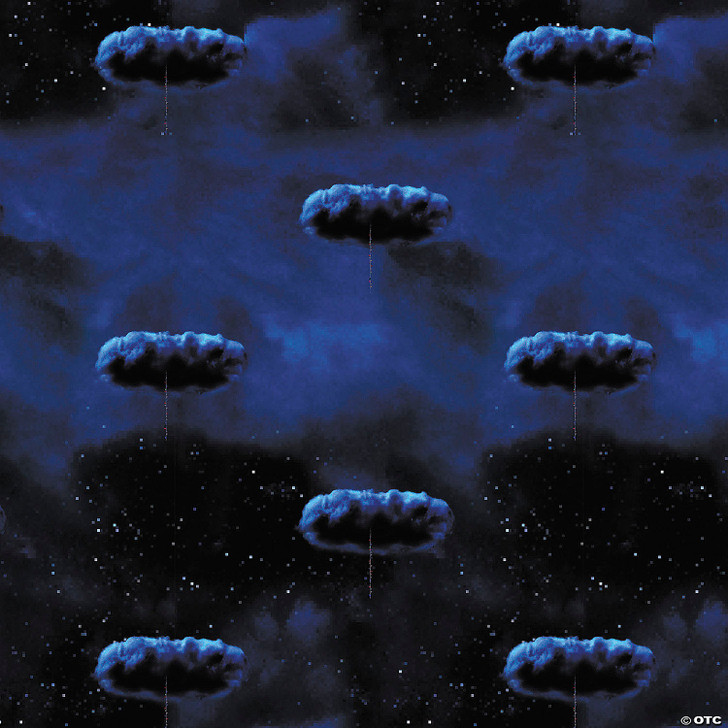 NOPE Cloud Blue & White Printed Wrapping Paper
