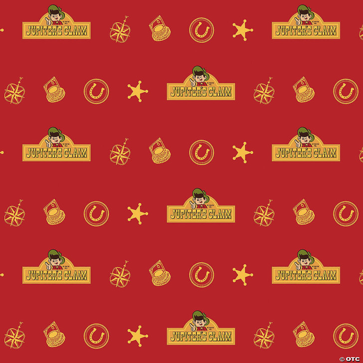 NOPE Jupiter's Claim Red & Yellow Wrapping Paper