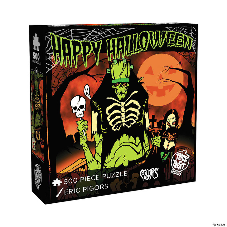 18" x 24" Toxictoons Happy Halloween Jigsaw Puzzle - 500 Pc.