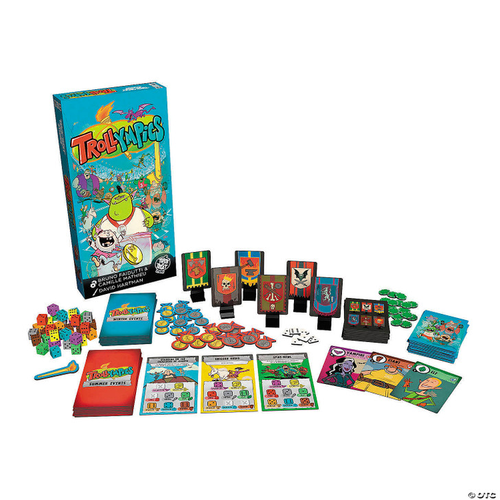 Trollympics Board Game for 3 to 6 Players