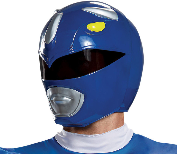 Disguise Blue Power Ranger Helmet - Mighty Morphin