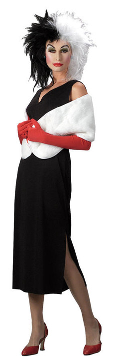 Disguise Womens Cruella De Vil Costume - 101 Dalmatians