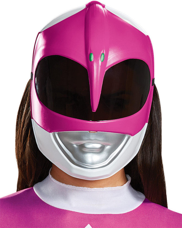 Disguise Womens Pink Power Ranger Mask - Mighty Morphin