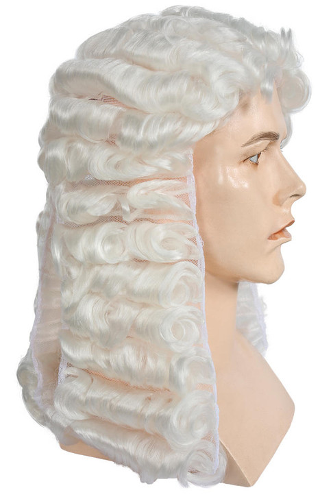 Lacey Discount Colonial Judge Costume Wig