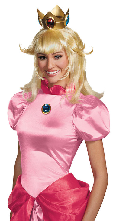 Disguise Womens Princess Peach Wig - Super Mario Brothers