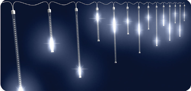 Golden Bay 128-Count Shooting Star Icicle Led Lights