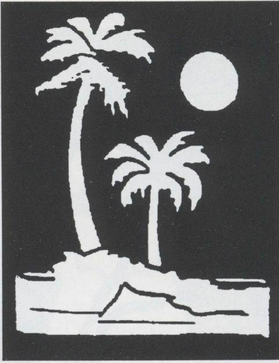 Fantasy Faces Fantasy Faces Stencil Palm Trees Brass