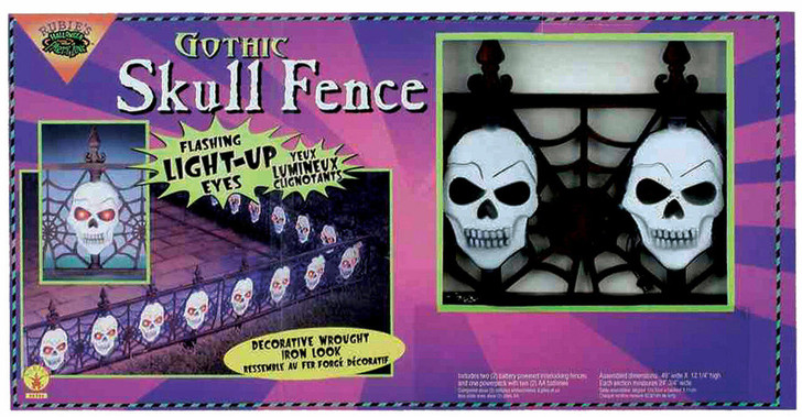 Forum Novelties Forum Novelties Fence Gothic Skull