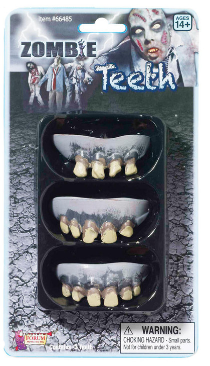 Forum Novelties Forum Novelties Zombie Rotted Teeth - Pack of 3