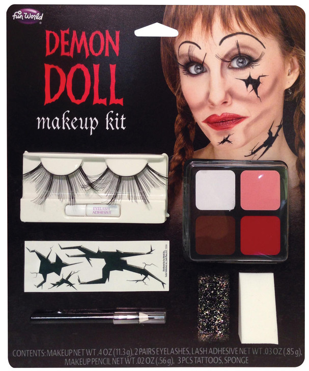Fun World Fun World Demon Doll Face Makeup Kit