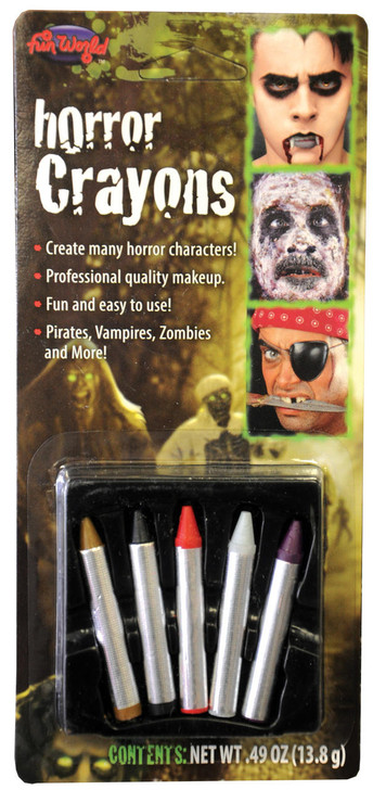 Fun World Fun World Makeup Crayons Horror Colors