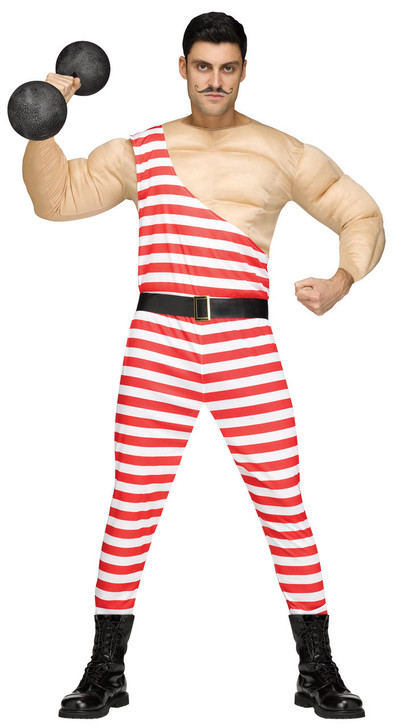 Fun World Fun World Muscle Man Carny Costume