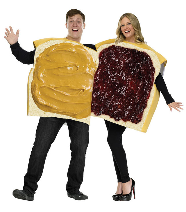 Fun World Peanut Butter & Jelly Couple Costume