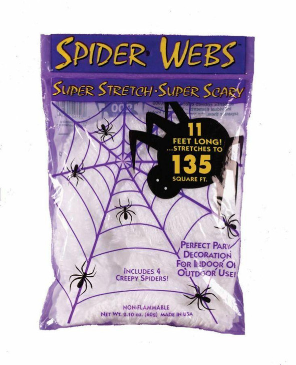 Fun World Fun World Spiderweb 40Gr White