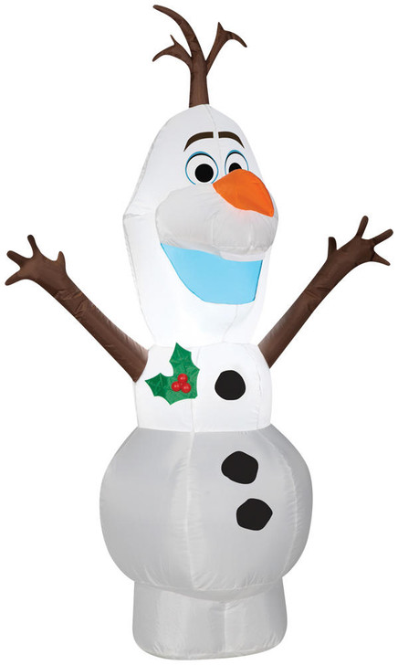Gemmy Airblown Standing Olaf - Frozen