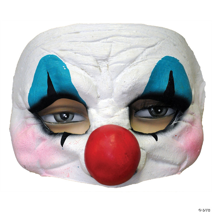 Ghoulish Happy Clown Latex Half Mask