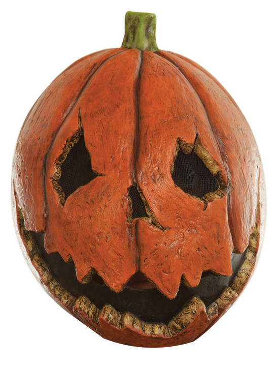 Ghoulish Ghoulish Last Night Pumpkin Latex Mask