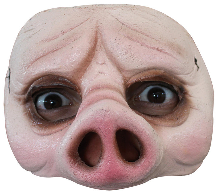 Ghoulish Ghoulish Pig Half Mask