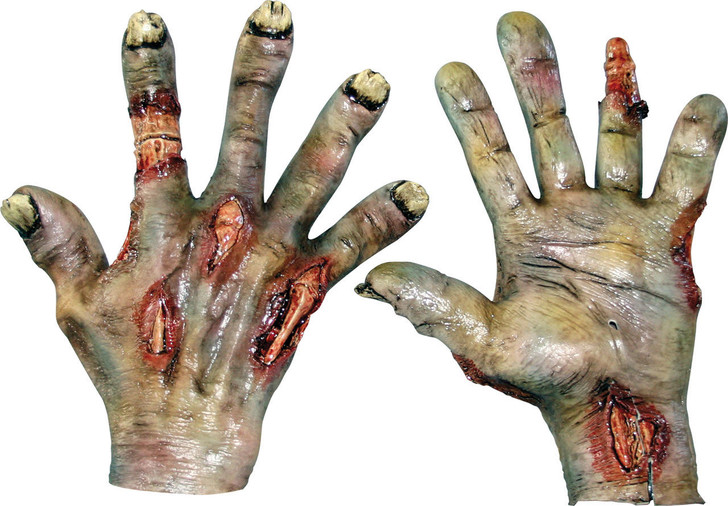 Ghoulish Ghoulish Zombie Rotted Latex Hands