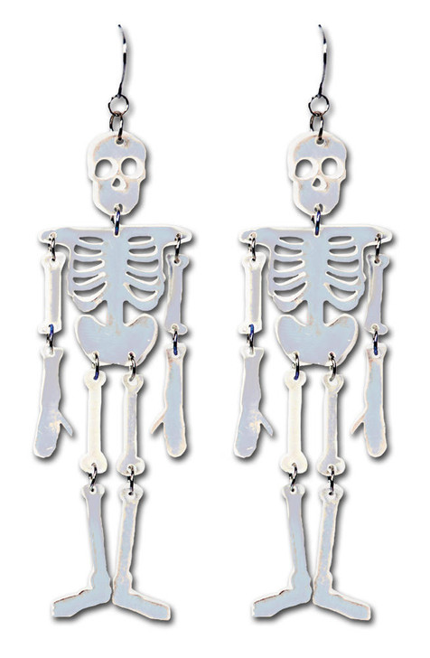 Girls Out Loud Girls out Loud Reflective Skeleton Earrings