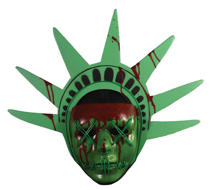 Trick or Treat Studios Lady Liberty Light-Up Mask - the Purge Election Year