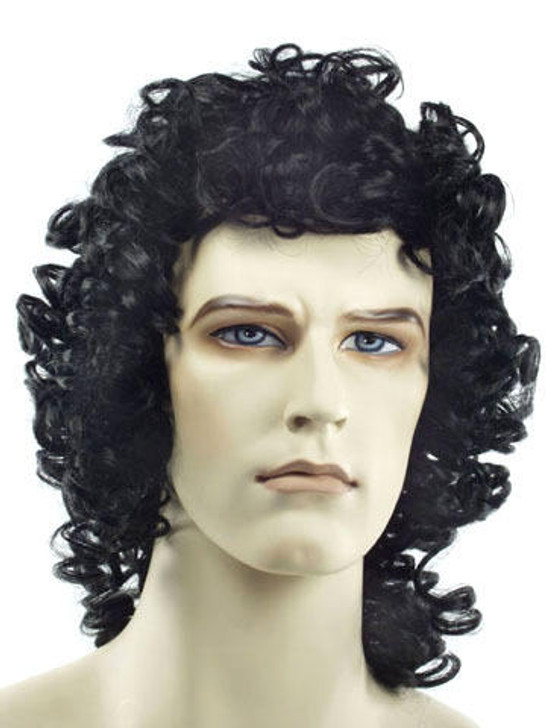 Lacey Dr Frank N Furter Black Curly Wig