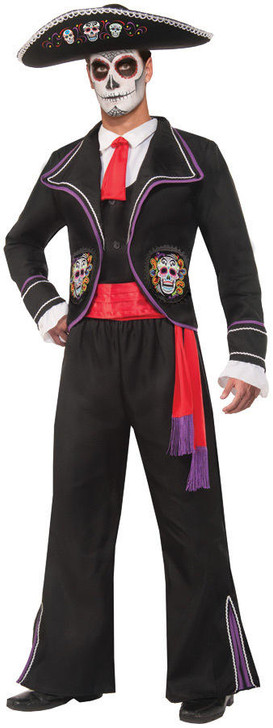 Forum Novelties Mens Day of Dead Mariachi Macabre Costume