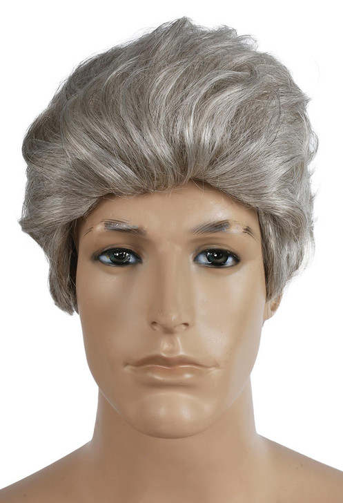 Lacey Combed Back Brown Mens Wig