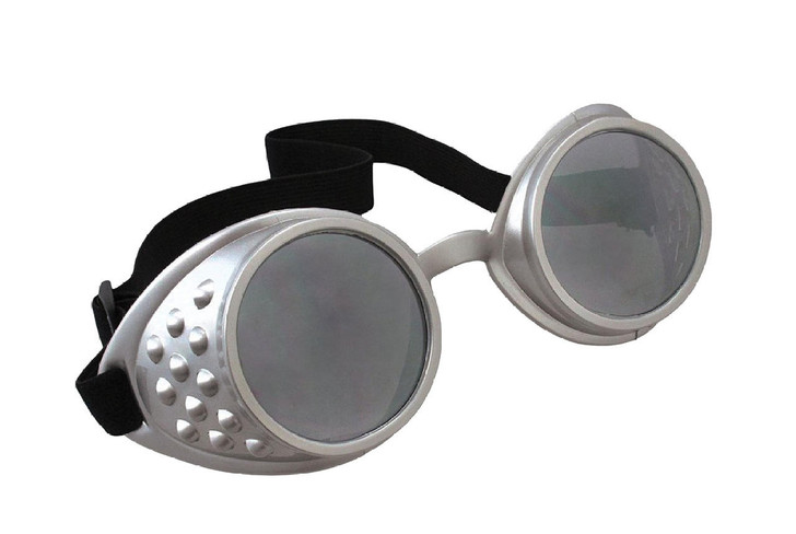 Morris Costumes Morris Costumes Black Aviator Goggles Glasses