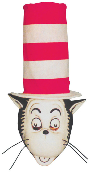 Morris Costumes Morris Costumes Cat in the Hat Mask and Hat