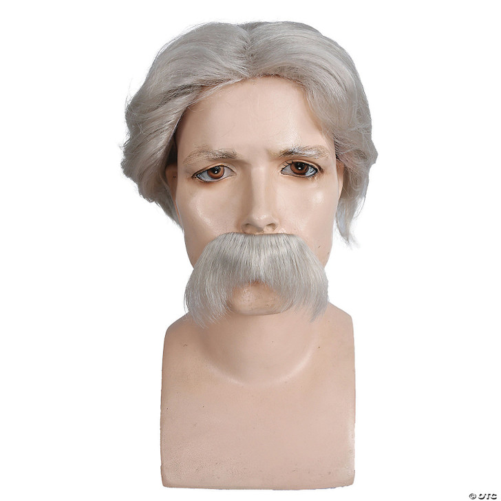 Morris Costumes Mark Twain Wig Moustache