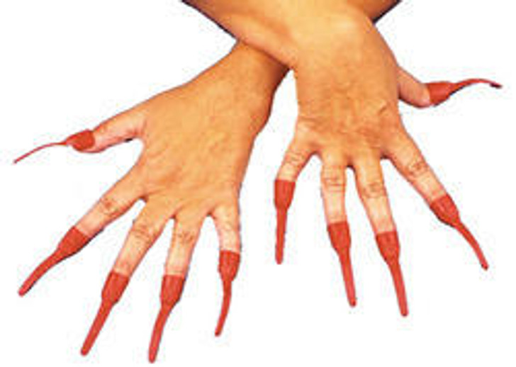 Morris Costumes Nails Red Devil