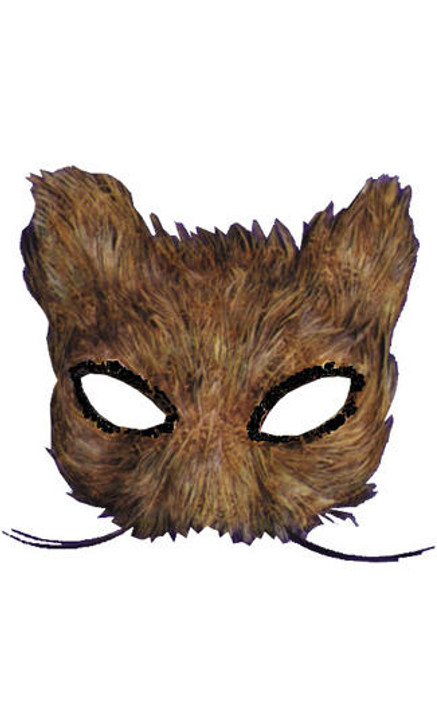 Morris Costumes Morris Costumes Natural Feather Cat Mask