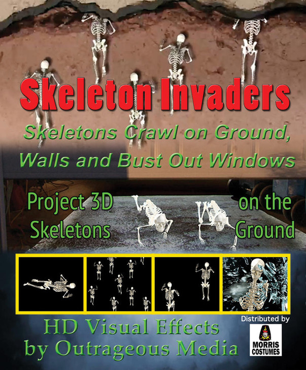 Morris Costumes Morris Costumes Skeleton Invaders Digital Decor