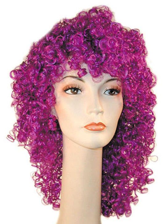 Lacey Pink Curly Long Wig