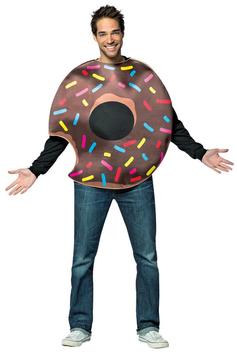 Rasta Imposta Chocolate Doughnut with Bite Costume