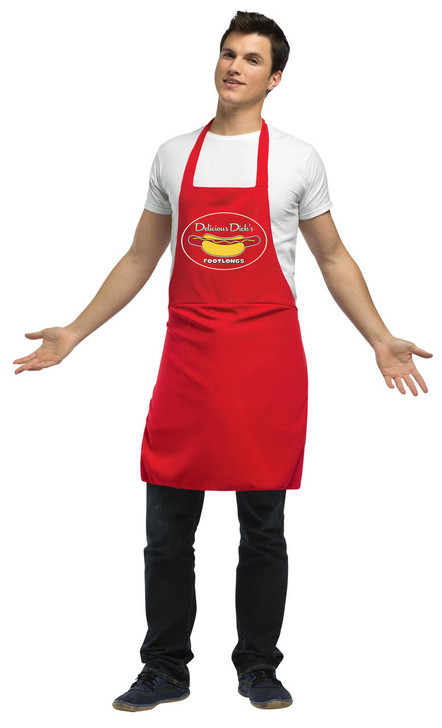 Rasta Imposta Rasta Imposta Hot Dog Vendor Dirty Apron Costume